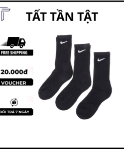 Đôi Tất/Vớ Nike Dri-Fit Everyday Cushioned Ankle - Black