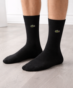 Tất Unisex Lacoste Đen